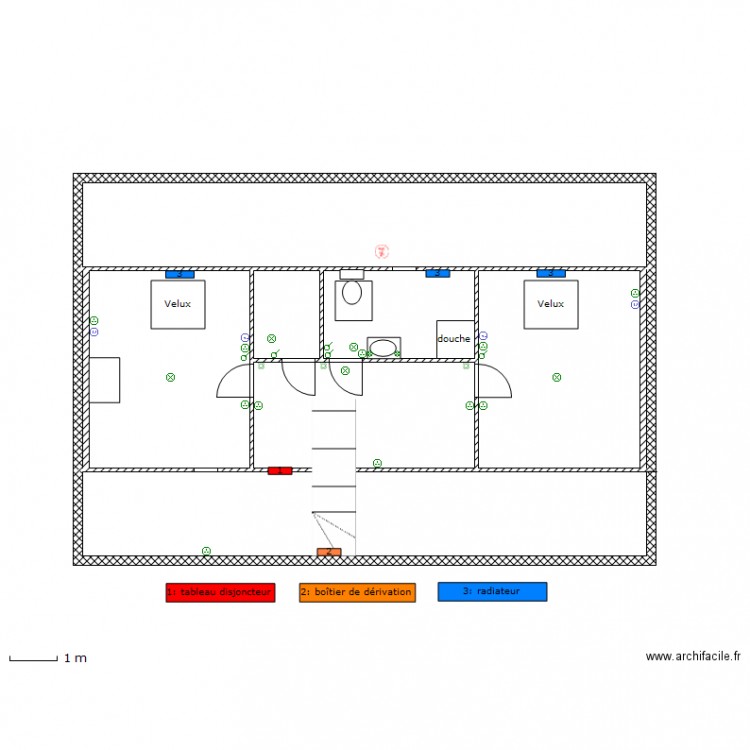 ETAGE AUJONNIERE ELEC. Plan de 0 pièce et 0 m2