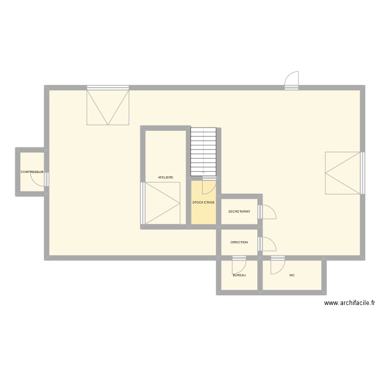 ALBRIEUX MOTOCULTURE. Plan de 8 pièces et 172 m2