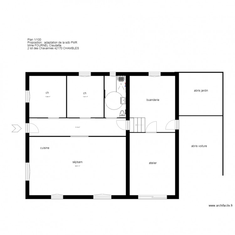 plan FOURNEL Chambles. Plan de 0 pièce et 0 m2