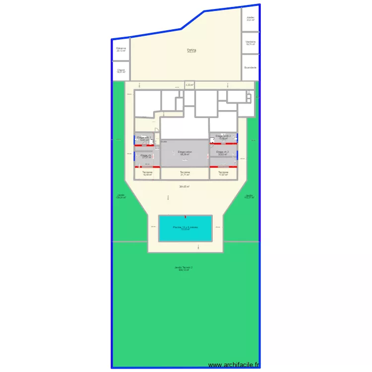 A LG 202. Plan de 