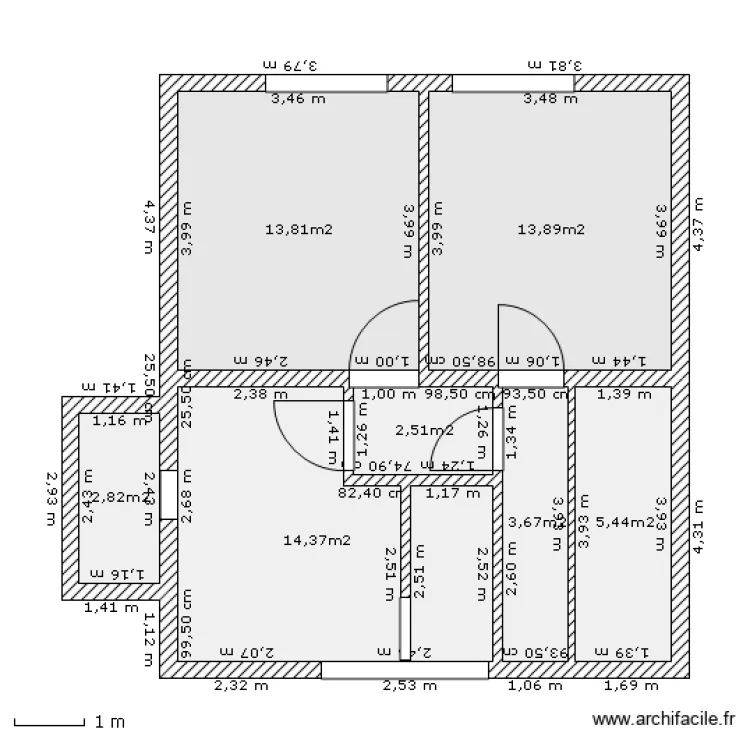 1e Etage. Plan de 1e Etage. Plan de