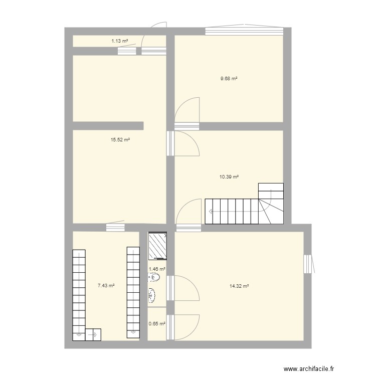 2 planta. Plan de 0 pièce et 0 m2