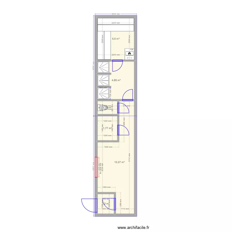 Баня Краснодар. Plan de 