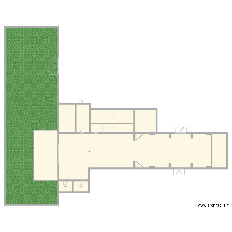 Ferme de la Catoire. Plan de 9 pièces et 436 m2