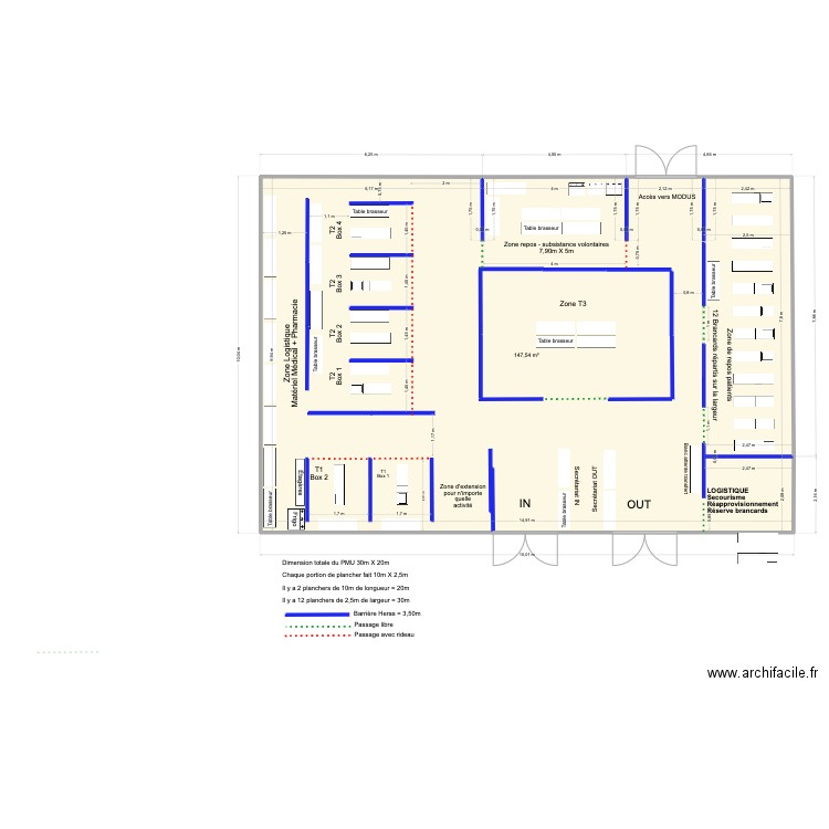 DOUR 2025 PLAN PMU Site V5-20250706. Plan de 1 pièce et 148 m2