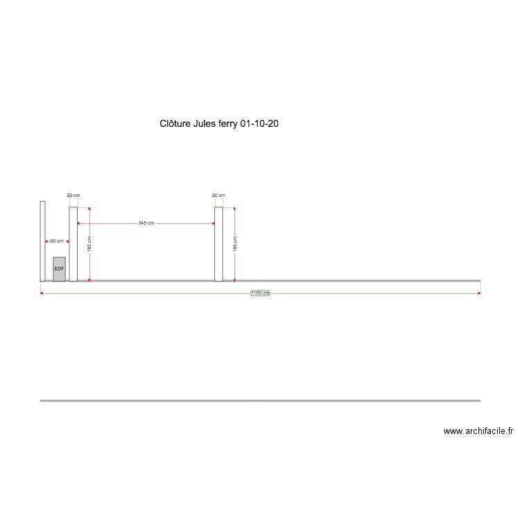 Clôture Jules Ferry 01 10 2020. Plan de 0 pièce et 0 m2