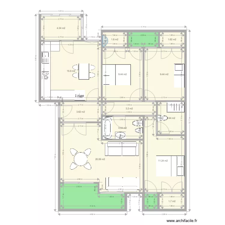 Cami d En Mallol 5b. Plan de Cami d En Mallol 5b. Plan de