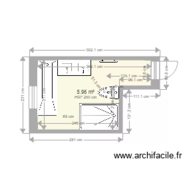 salle de bain 2. Plan de salle de bain 2. Plan de
