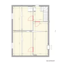 PLAN EXISTANT 2eme &eacute;tage