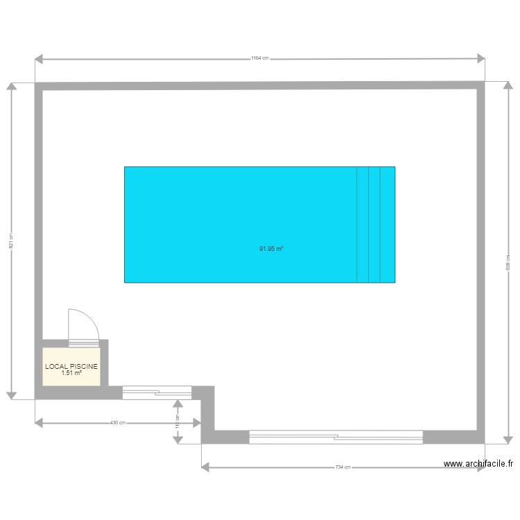 TERRASE BOIS TRAVERTIN. Plan de 0 pièce et 0 m2