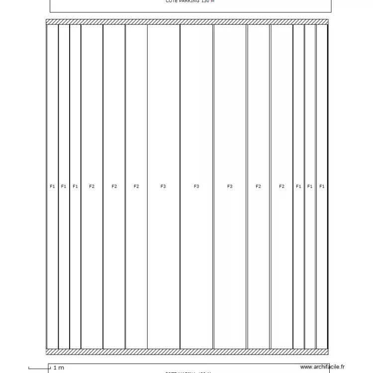 14 APPART 3 PT 1ETAGE . Plan de 