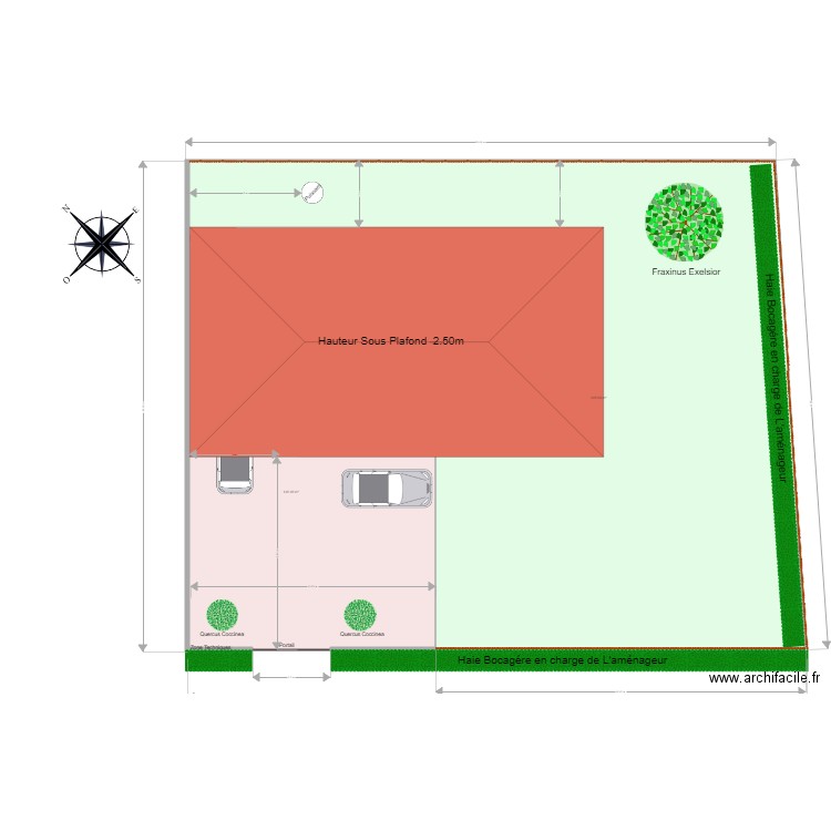 Plan de Masse Final. Plan de 0 pièce et 0 m2