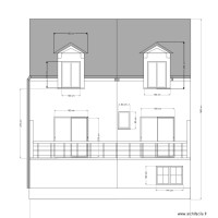 plan façade arrière fernandine projet