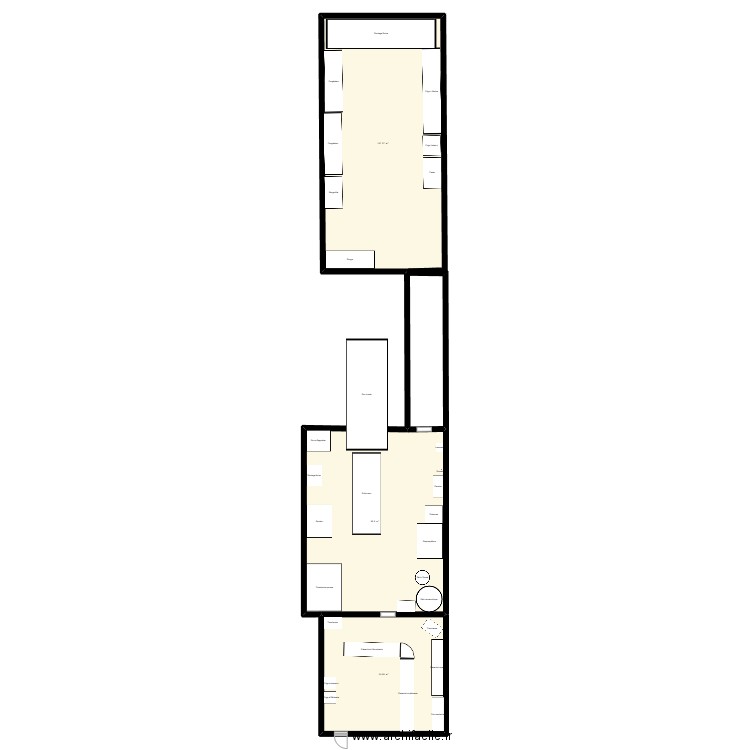 LA douaisienne. Plan de 3 pièces et 271 m2