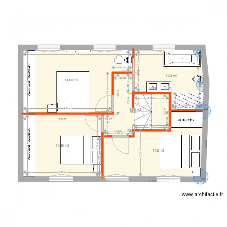 surrélévation 39 RdC. Plan de 0 pièce et 0 m2