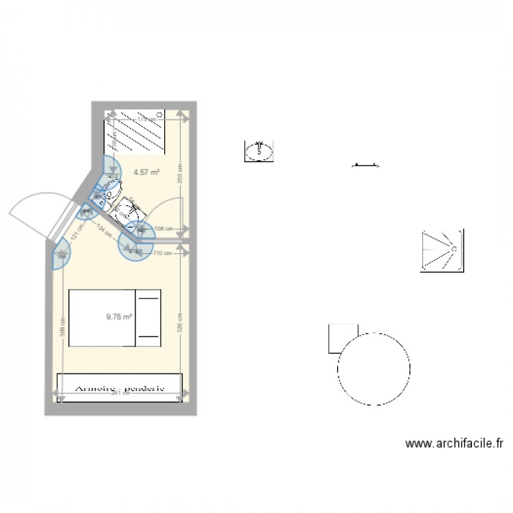 chambre acceuil2. Plan de 0 pièce et 0 m2