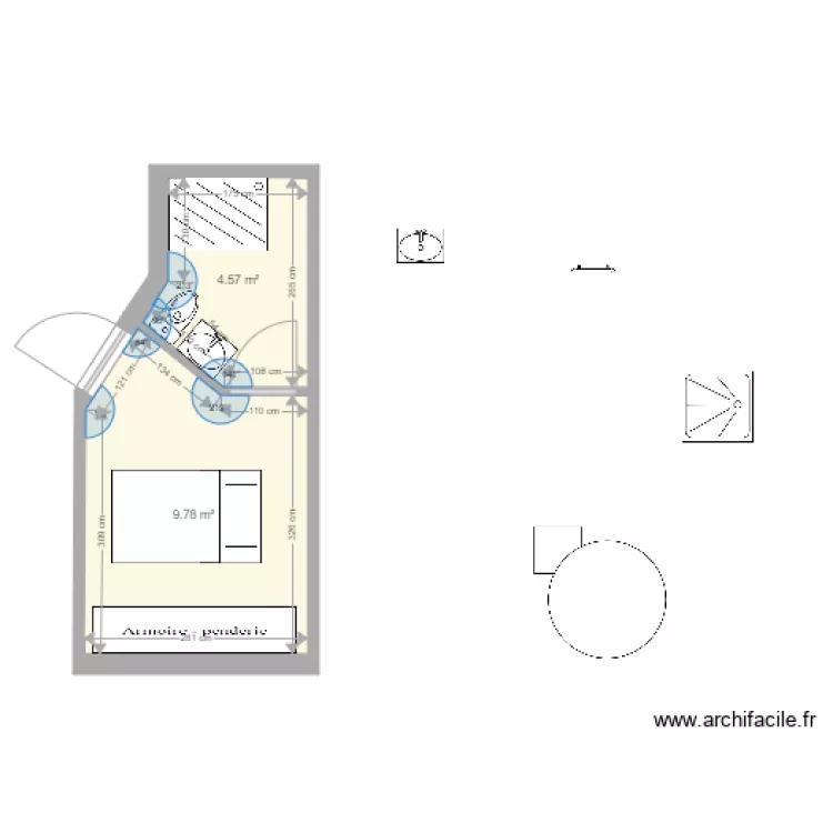 chambre acceuil2. Plan de 
