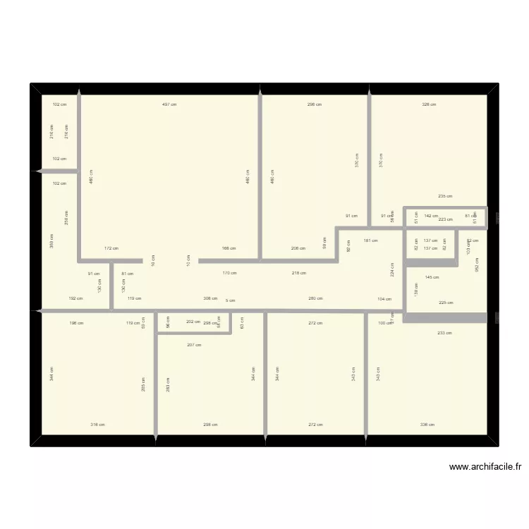 plan &eacute;tage. Plan de 