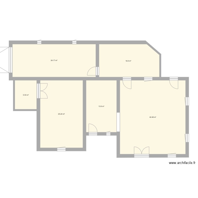 CHAVELLES . Plan de 0 pièce et 0 m2