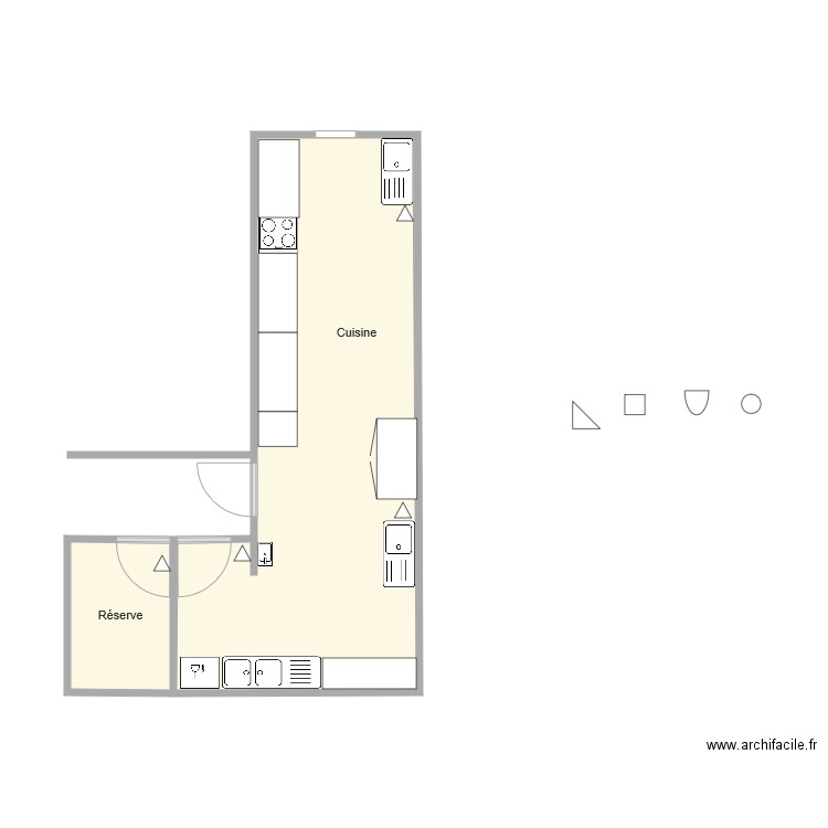 Plan Cuisine audit test. Plan de 0 pièce et 0 m2