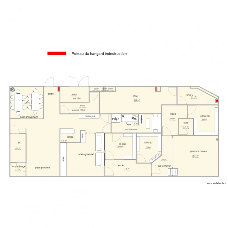 Plan claira milimètre fini sandra. Plan de 0 pièce et 0 m2