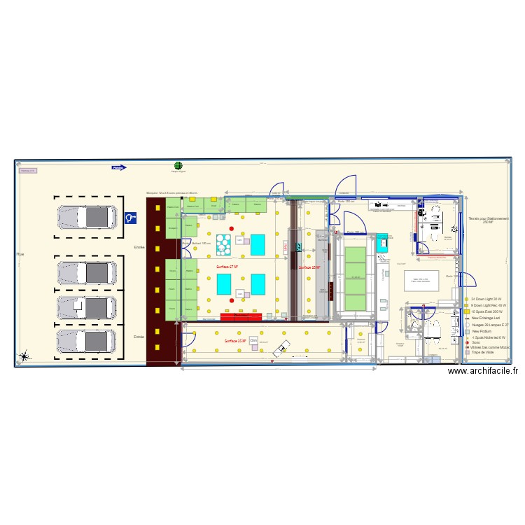 Plan Thiers Septembre 21. Plan de 9 pièces et 538 m2