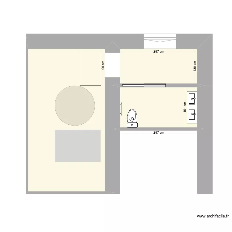 SANITAIRE ECOLE SMV AT. Plan de 