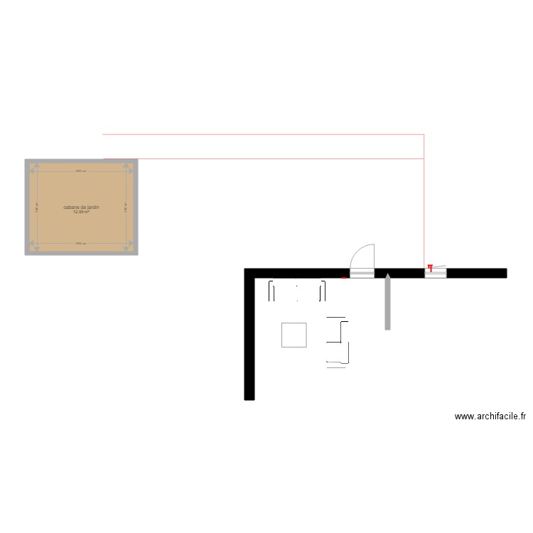 Langueux existant. Plan de 0 pièce et 0 m2