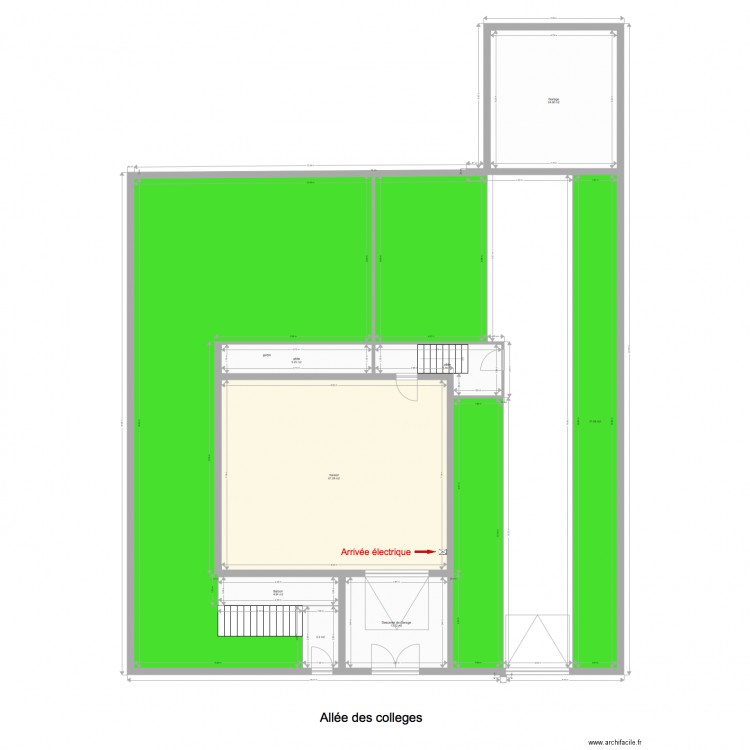 Plan de masse. Plan de 0 pièce et 0 m2