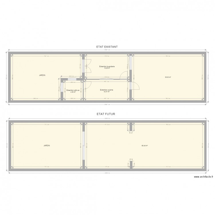 Maison Marquette. Plan de 0 pièce et 0 m2