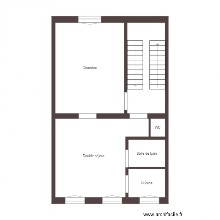 H d M. Plan de 0 pièce et 0 m2