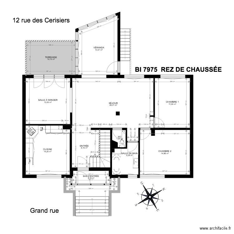 BI 7975. Plan de 0 pièce et 0 m2