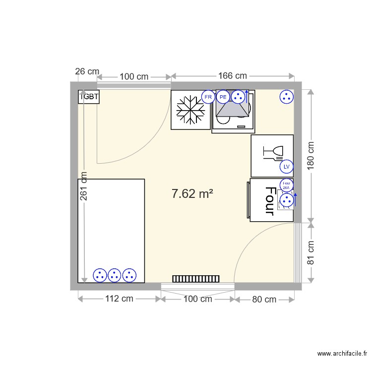 cuisieme 2eme camille godard. Plan de 0 pièce et 0 m2