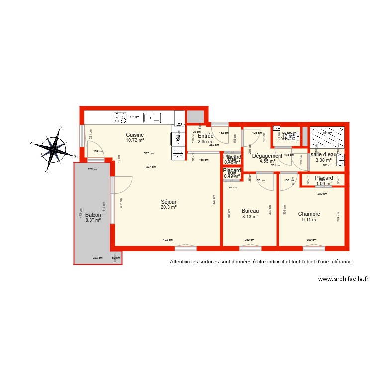 BI 5690 côté. Plan de 0 pièce et 0 m2