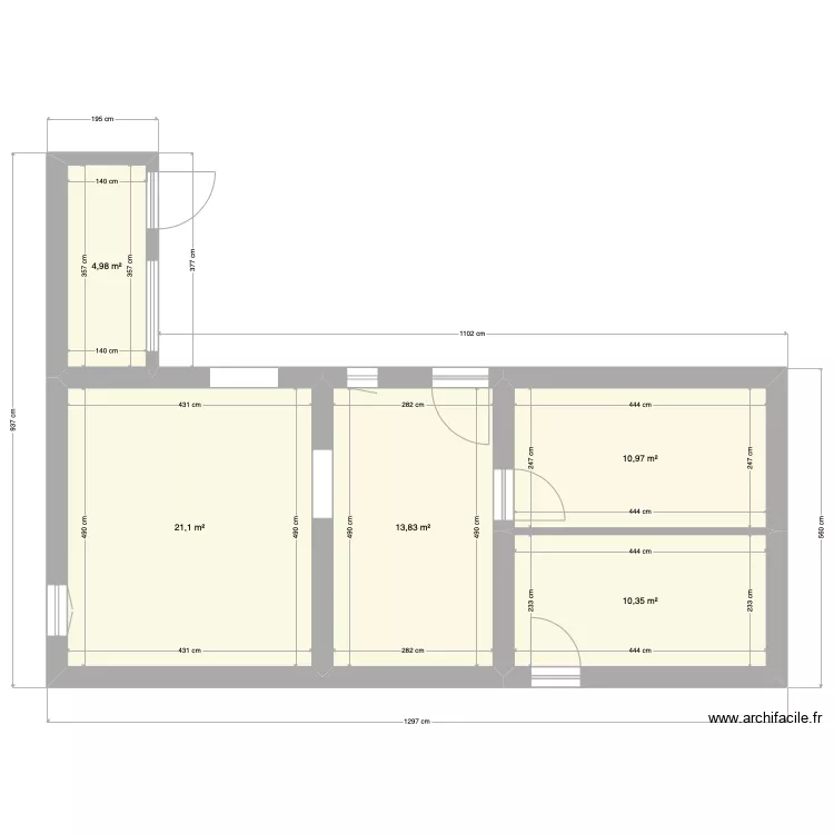 fabre gite B. Plan de 