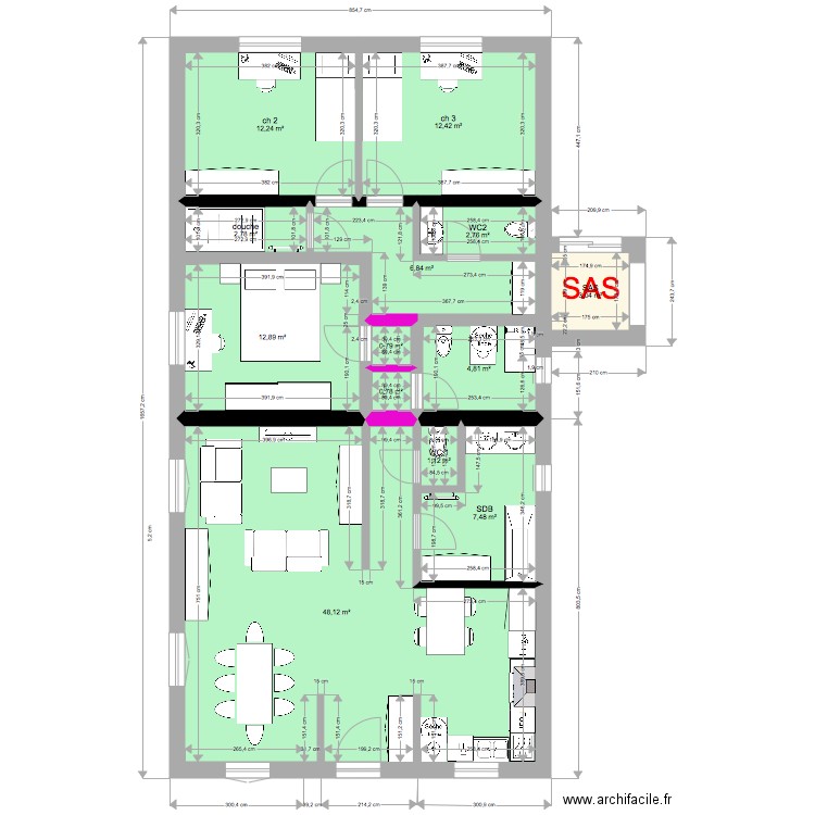  seconde maison escalier démonté. Plan de 0 pièce et 0 m2