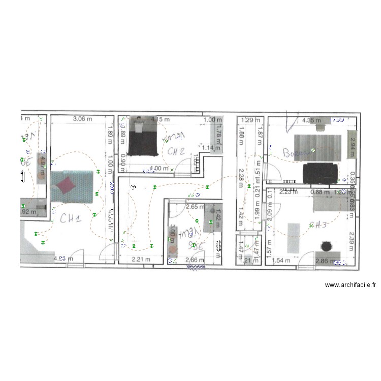 Dorian étage élec. Plan de 0 pièce et 0 m2