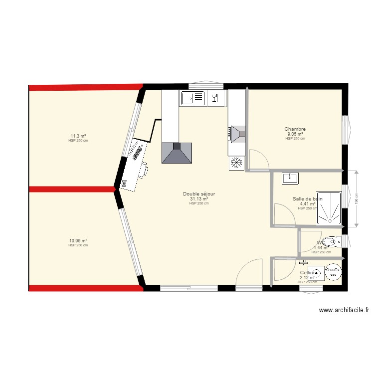 plan RDC. Plan de 0 pièce et 0 m2