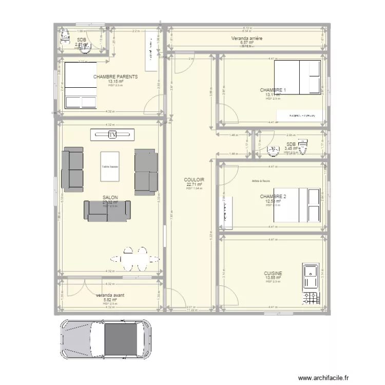 MA PREMIERE MAISON. Plan de 