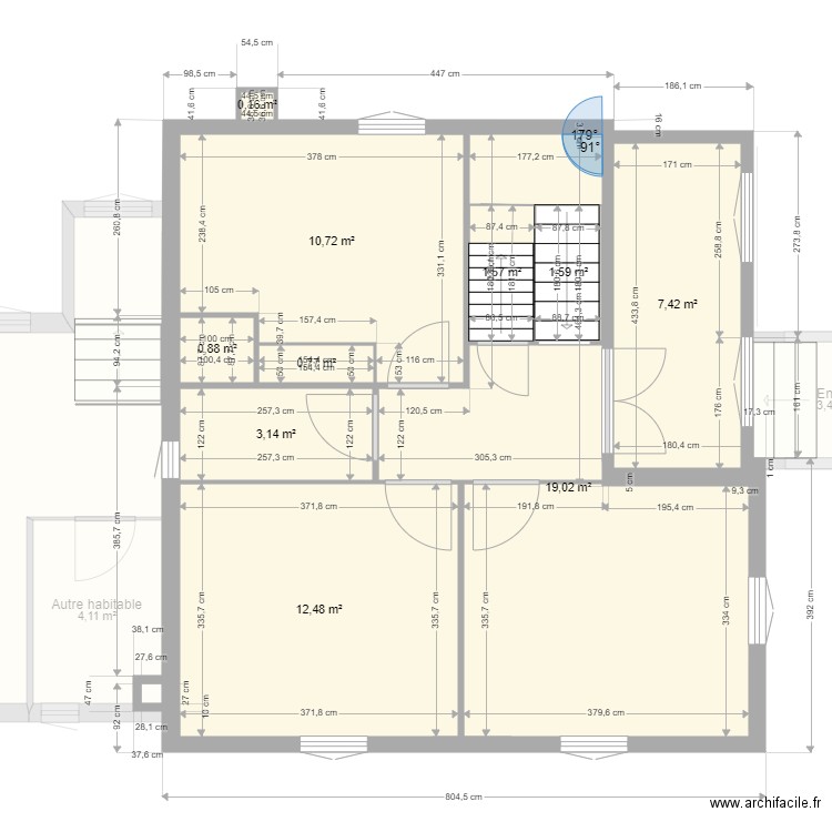 Oasisasis3. Plan de 47 pièces et 256 m2