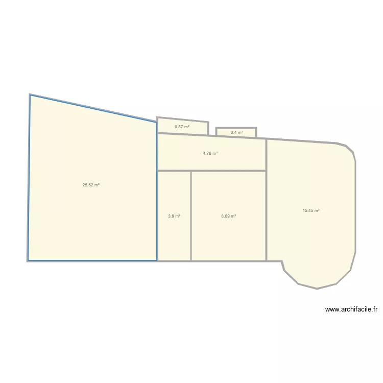 ROINDON  6 8 VIERGE. Plan de 