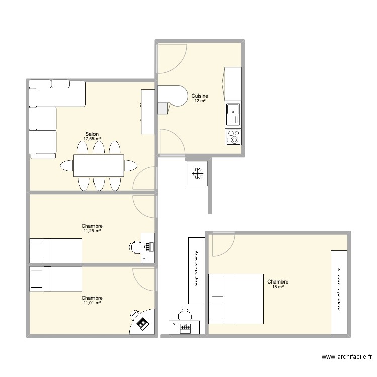 essai. Plan de 0 pièce et 0 m2