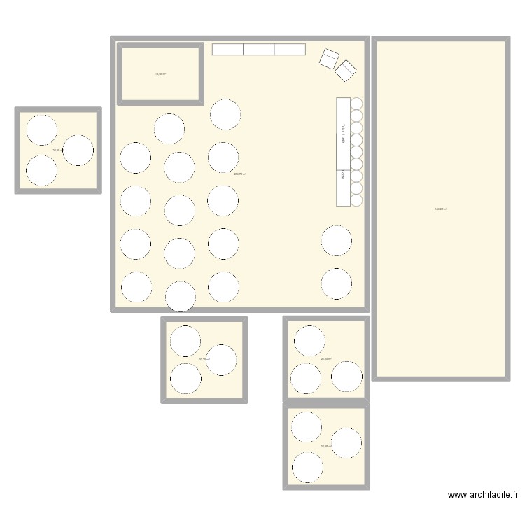 dispo 1. Plan de 7 pièces et 466 m2