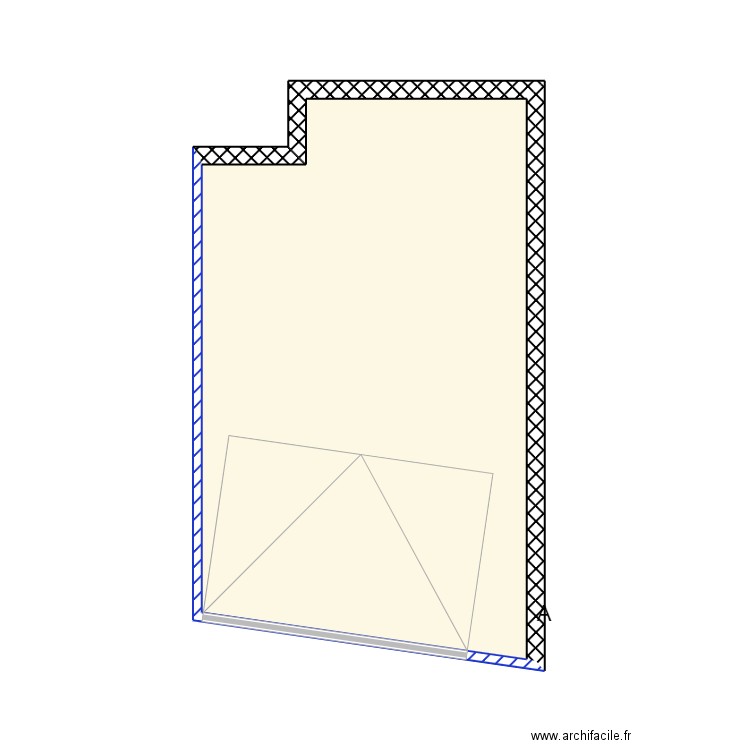 Parking VASSALLO. Plan de 1 pièce et 21 m2