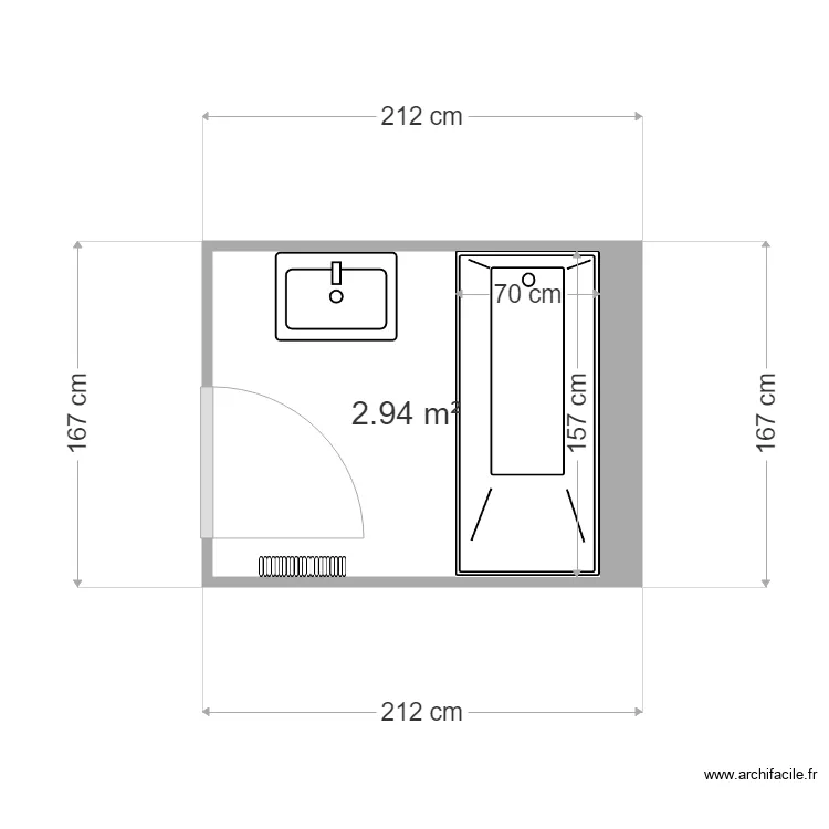 zoulias sdb. Plan de 
