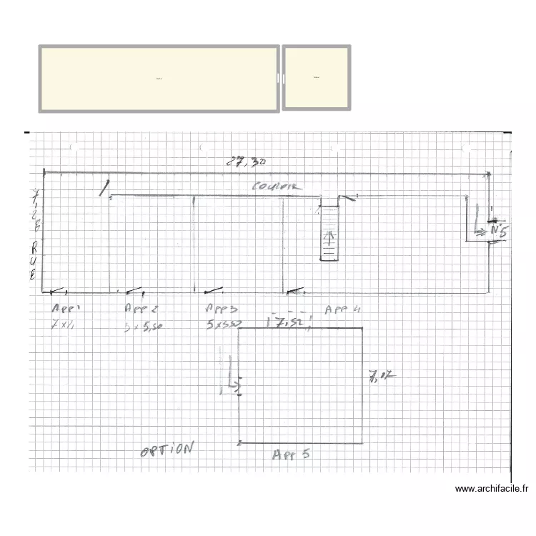 PLATEAU PASS LEVEQUE 5 APP . Plan de 
