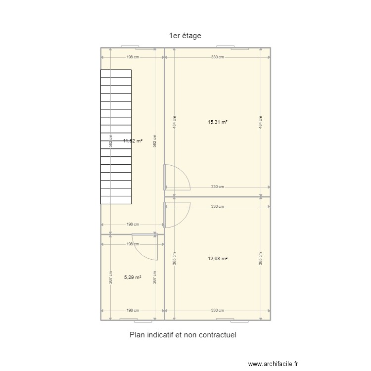 Petigny - Lejeune Anne 1er étage lot 2. Plan de 0 pièce et 0 m2