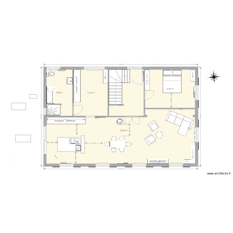plan der. Plan de 0 pièce et 0 m2