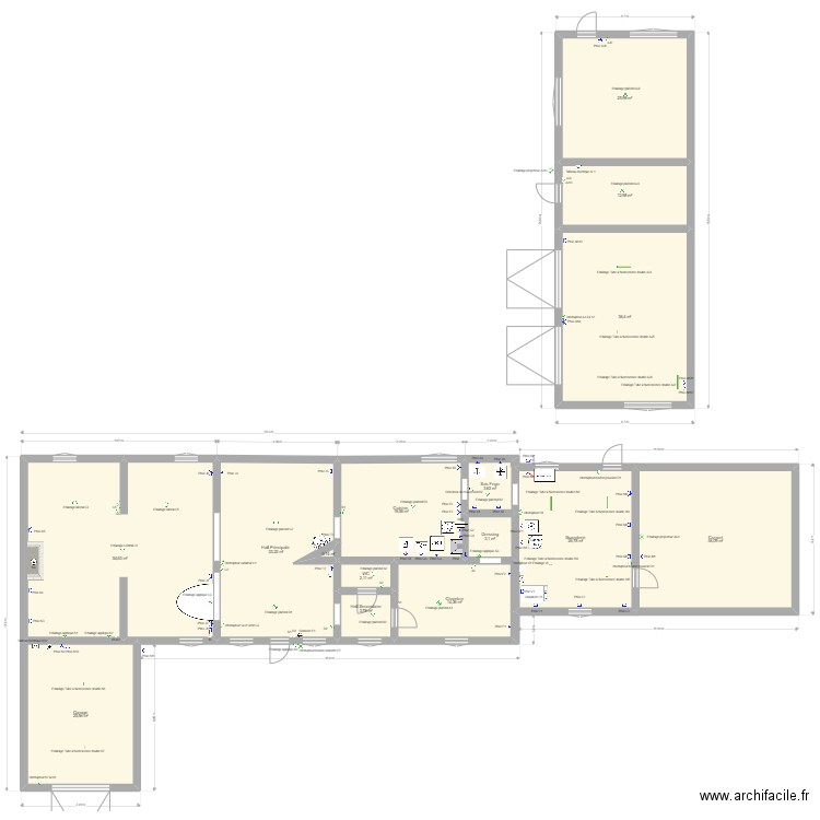 Implentation électrique Mai 21. Plan de 0 pièce et 0 m2