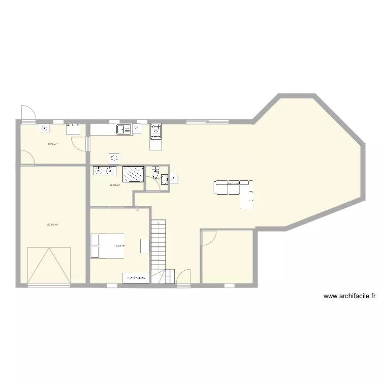 maison encore. Plan de 